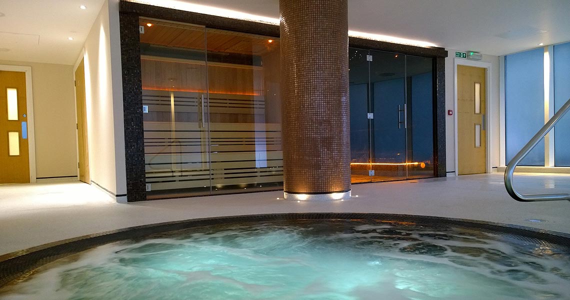 Bespoke Health Spa Designed & Installed in Ability Place, Canary Wharf