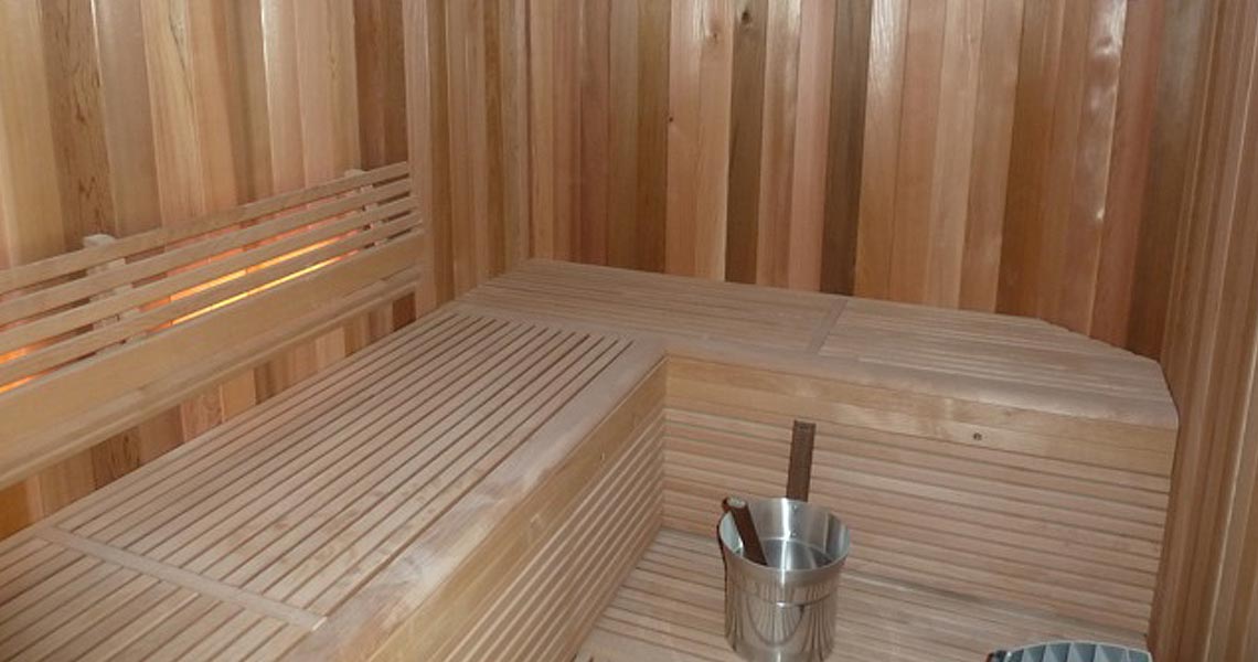 Tiled Steam Room & Luxury Cedar Sauna Installed in Batts Hall, Warwickshire