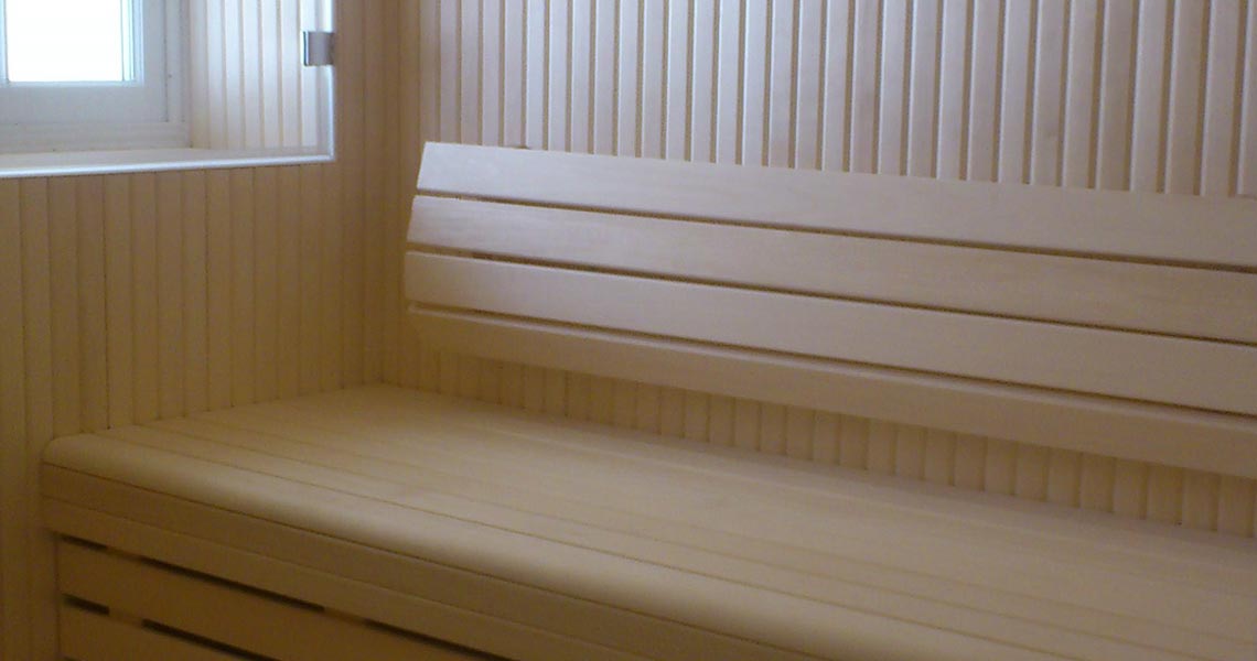 Custom Designed Luxury Sauna Commissioned by Chadacre Hall Suffolk