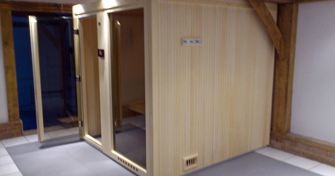 End of the Line as we Install the Final Tylo Grand Luxe Sauna