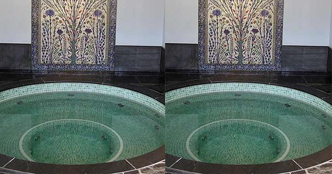 Roman Caldarium, Tiled Spa & Bespoke Steam Room Installed in Newquay, Cornwall