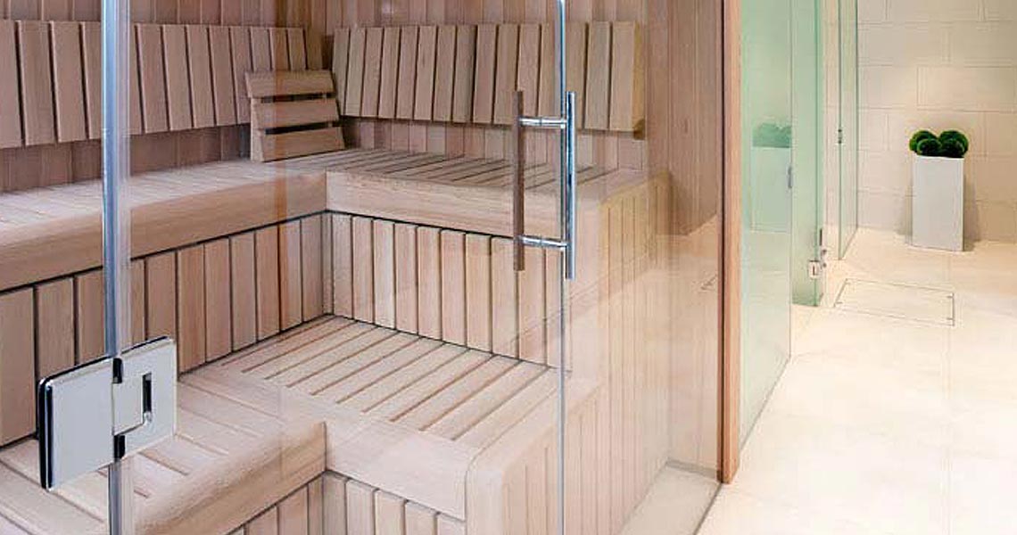 Contemporary Cedar Sauna Designed and Installed for Client in Sandbanks