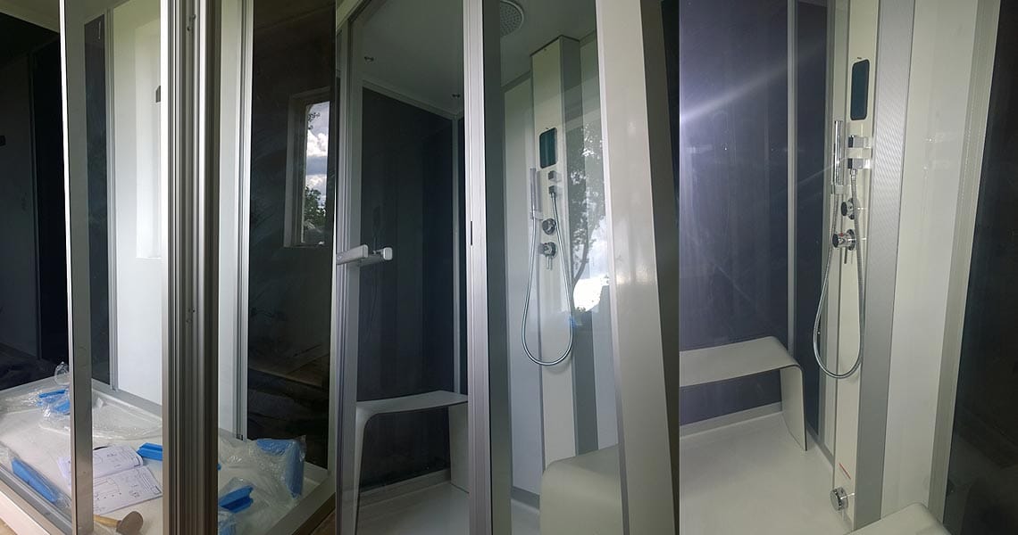 Tylo i170 Steam Shower Installed for Huntick Farm Holiday Park, Dorset