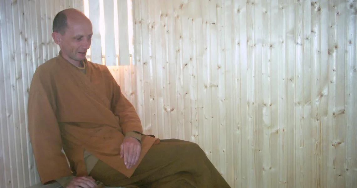 Replacement Wood Burning Sauna Installed for Amaravati Buddhist Monastery Replacement Wood Burning Sauna Installed for Amaravati Buddhist Monastery