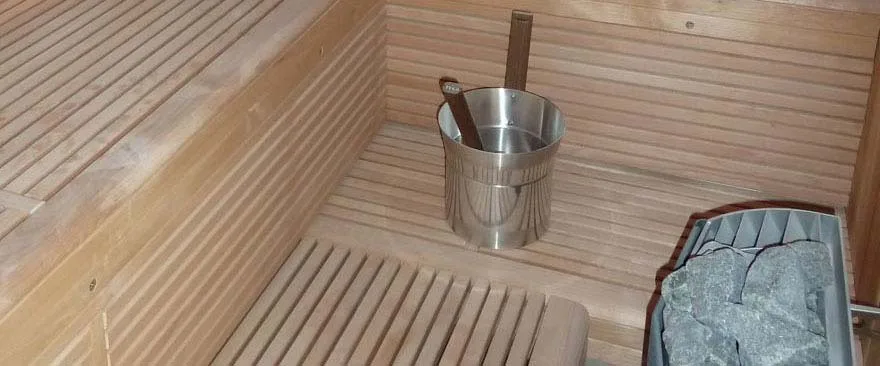 Example: Cedar is a popular wood for building your own sauna