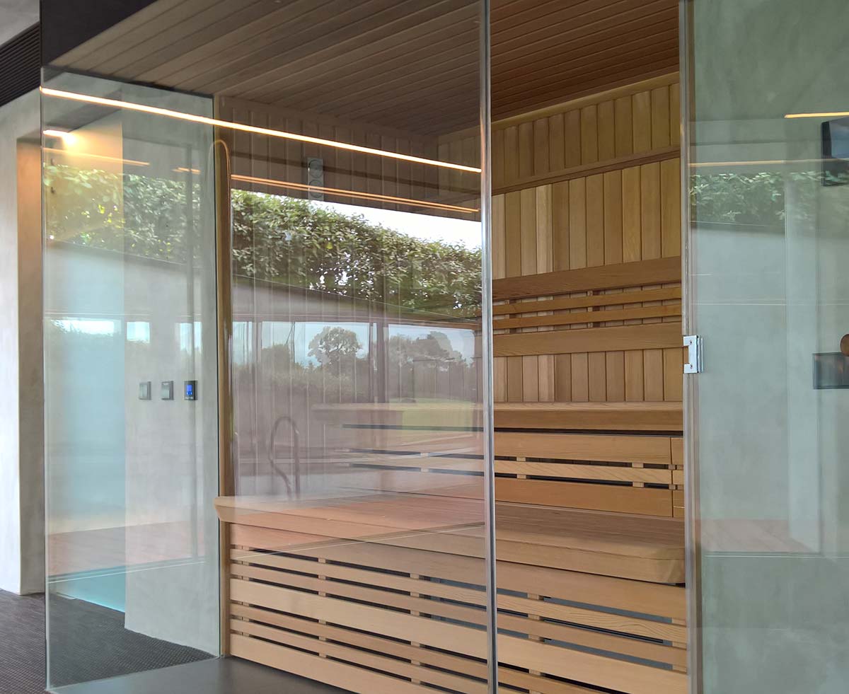 Example: You may want to consider frameless glass doors and panels