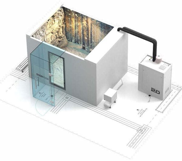 Bespoke Snow Rooms UK Custom Built Artificial Indoor Snow Spa