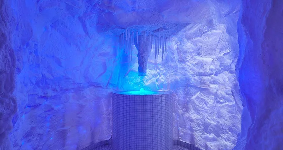 bespoke ice cave spa