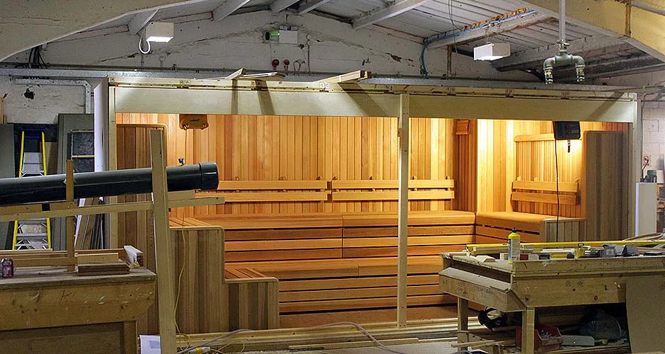 Bespoke sauna kit installation