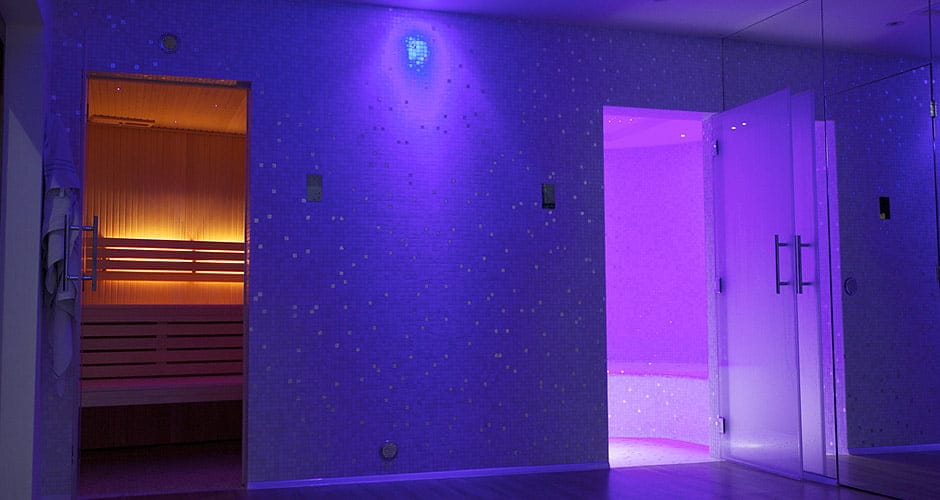 Bespoke steam room and sauna