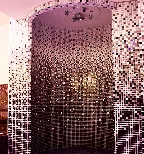 bespoke tiled shower cubicle