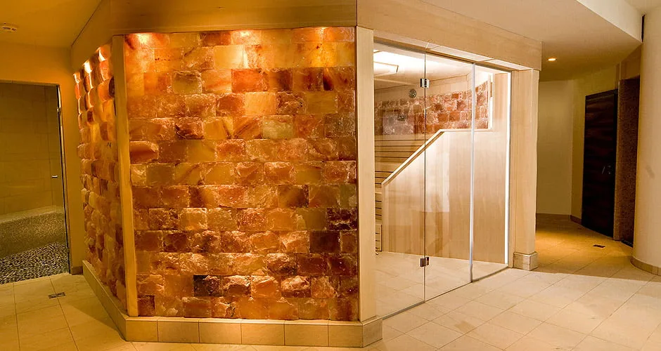 contemporary salt sauna construction