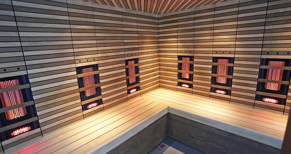 custom built infrared sauna