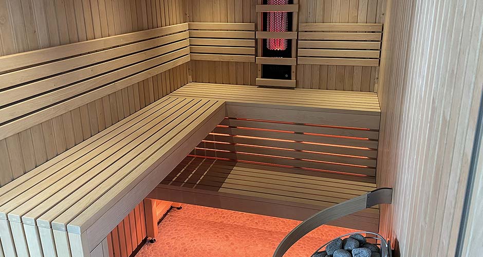 custom made infrared sauna