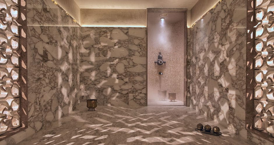 harrods hammam interior room