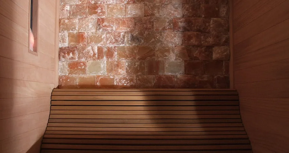 Bespoke salt room sauna