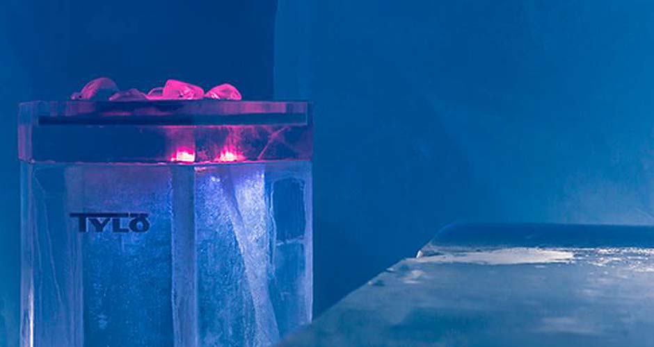tylo bespoke ice hotel room