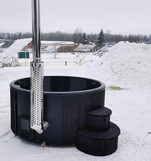 bespoke black wood spa