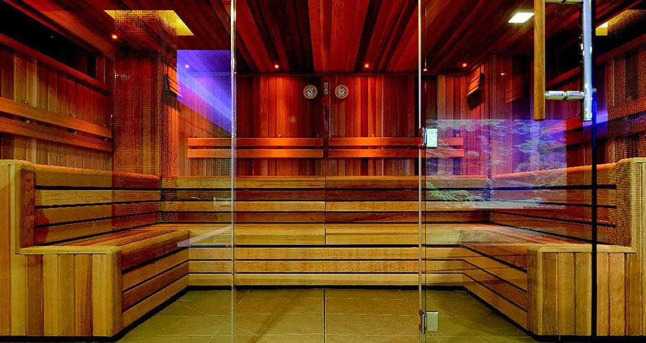 bespoke sauna glass