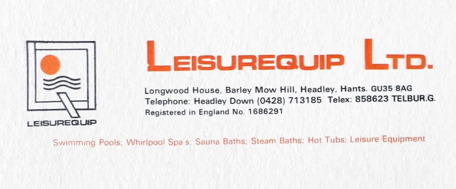 Leisurequip complete branding