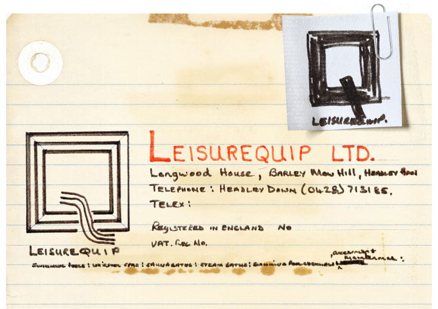 leisurequip hand drawn branding