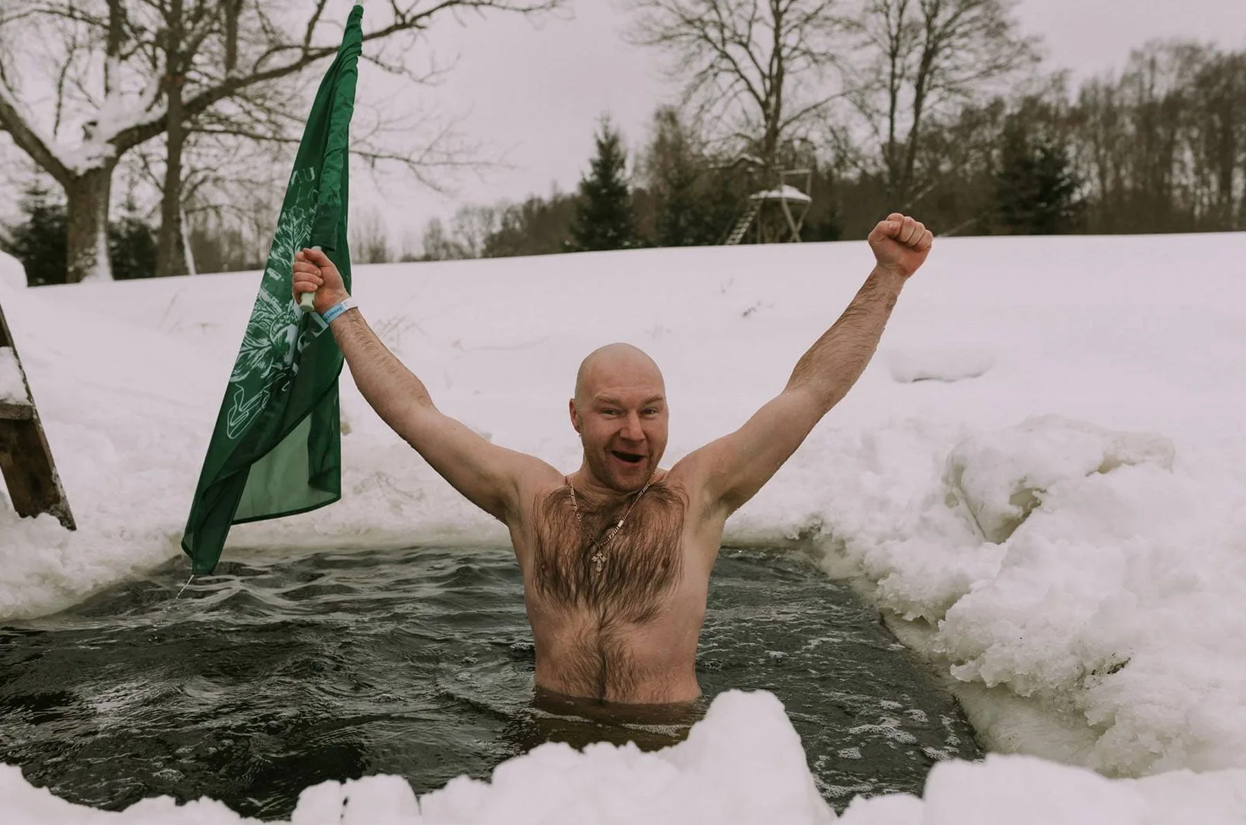 The Annual Winter Sports Sauna Marathon is Underway in Otepää, Estonia