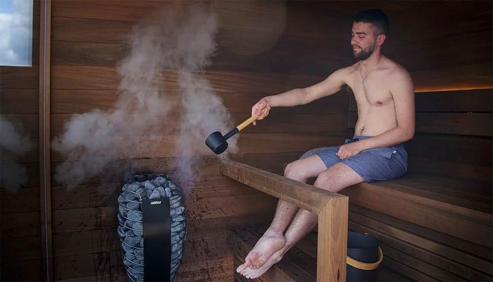 The Harvia Spirit sauna heater invokes the spirit of löyly