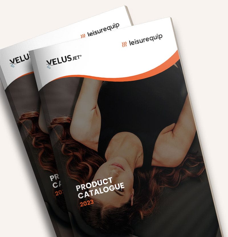 VelusJet hydromassage technology product catalogue