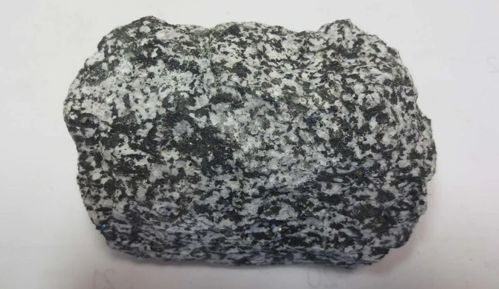 Occasionally chosen for sauna stones, Diorite can withstand high temperatures and thermal shock.