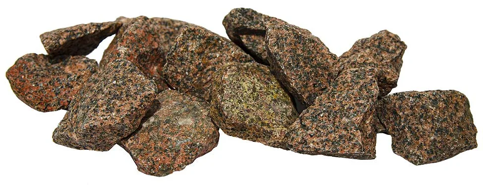 Red granite is a popular choice in saunas for its heat retaining and aesthetic properties.
